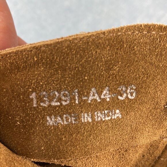 Bronx Dirty Suede Color Pull On Linux Western Boots  Size 5.5/6 - Picture 7 of 8